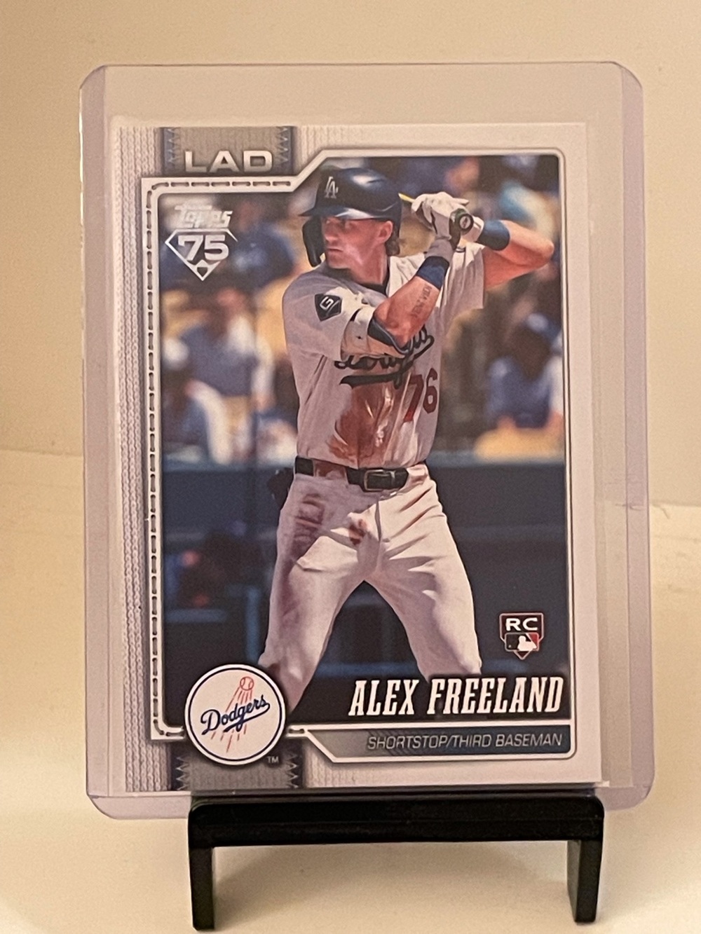 Alex Freeland 2026 Topps Series 1-Baseball Rookie Card-LA Dodgers